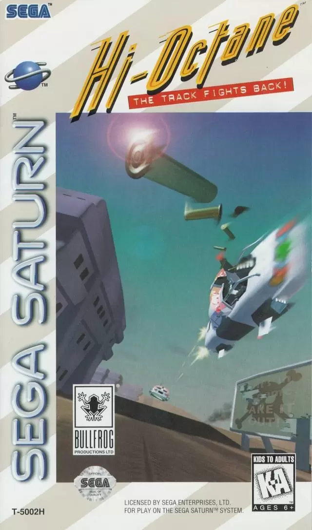 Jeux SEGA Saturn - Hi-Octane: The Track Fights Back!