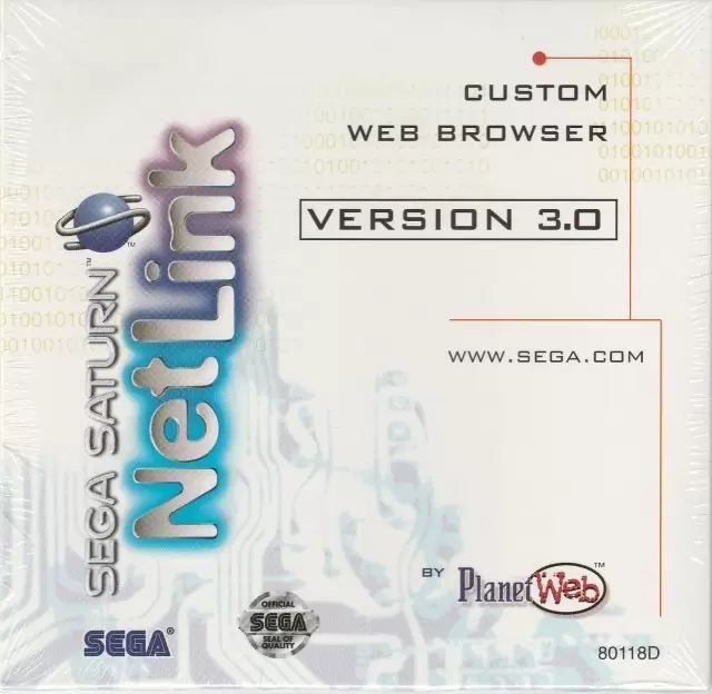 Jeux SEGA Saturn - Net Link Custom Web Browser Version 3.0