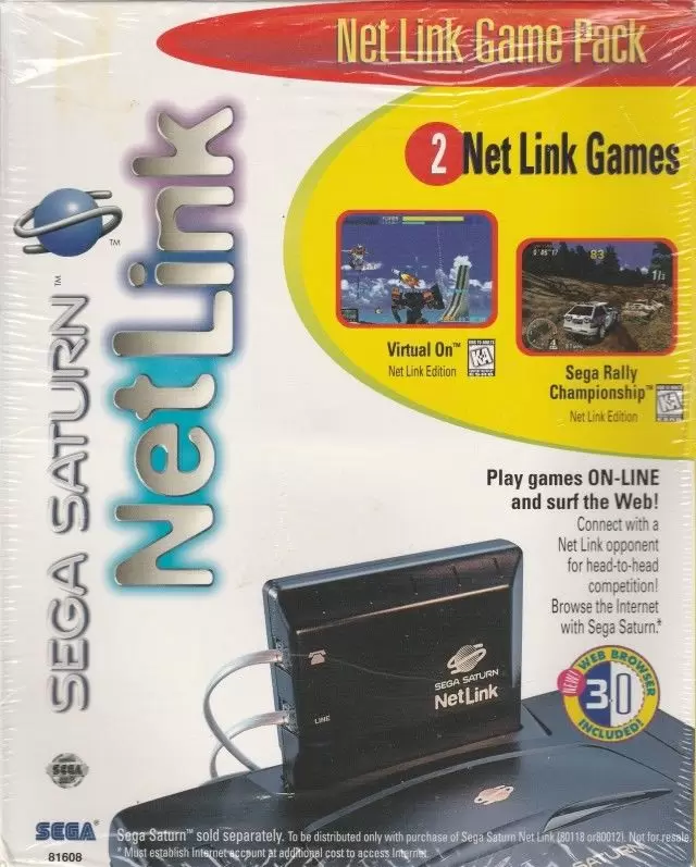 SEGA Saturn Games - Net Link Game Pack