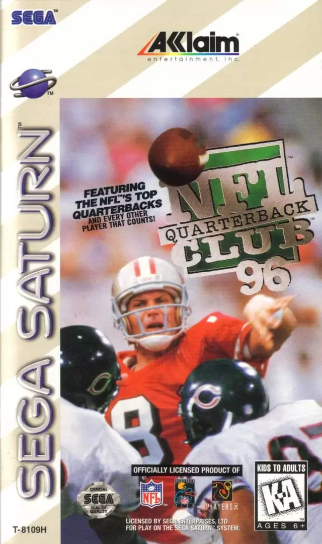 Jeux SEGA Saturn - NFL Quarterback Club 96