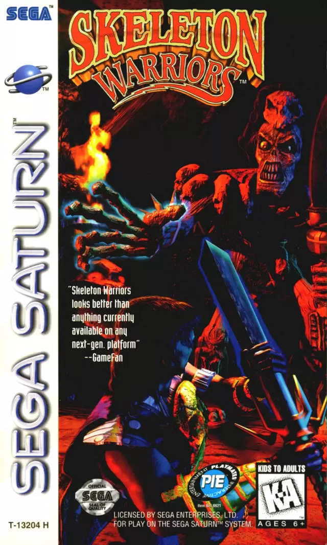 SEGA Saturn Games - Skeleton Warriors
