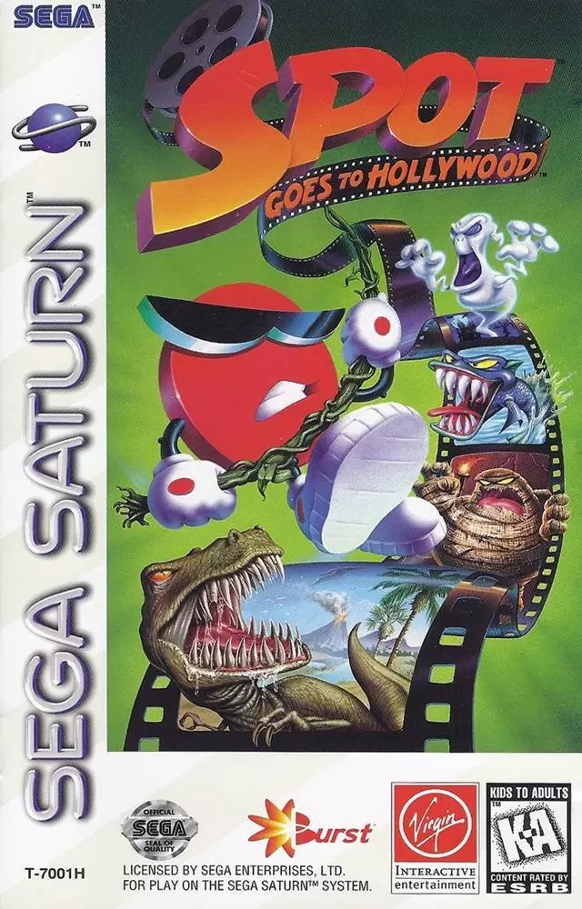 Jeux SEGA Saturn - Spot Goes to Hollywood
