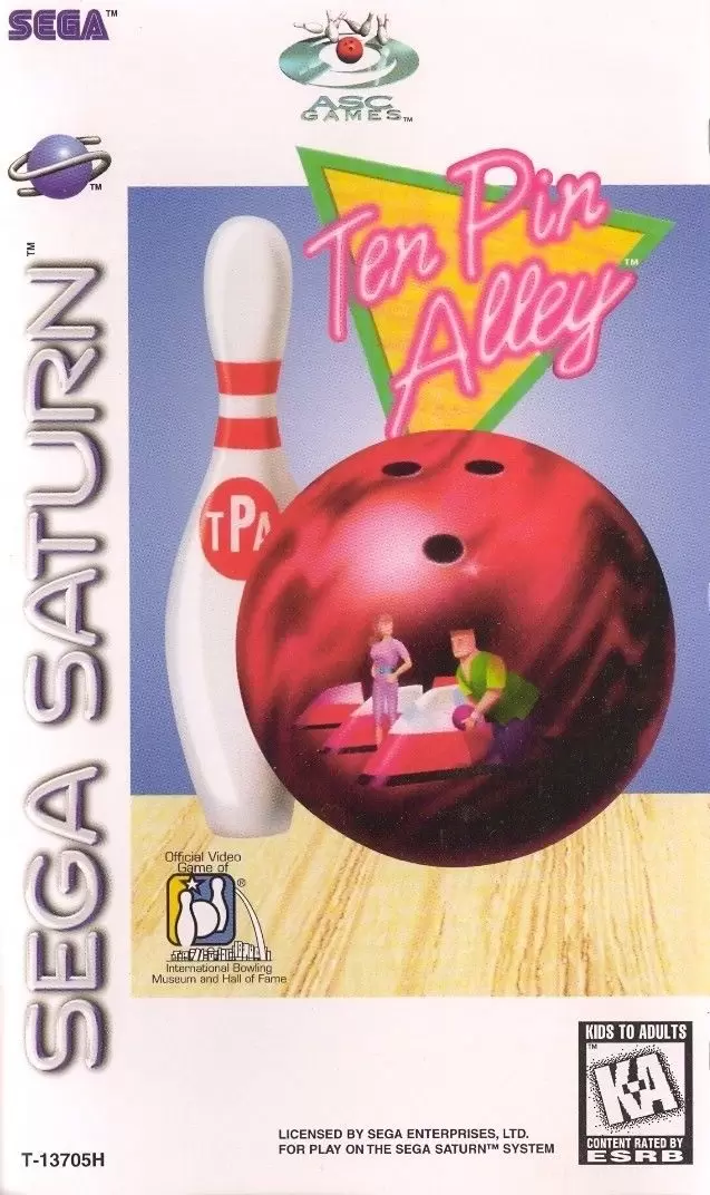 SEGA Saturn Games - Ten Pin Alley