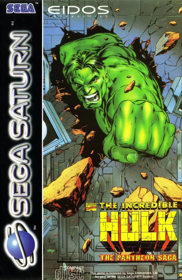 Jeux SEGA Saturn - The Incredible Hulk: The Pantheon Saga