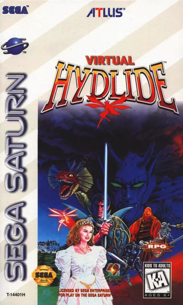 SEGA Saturn Games - Virtual Hydlide