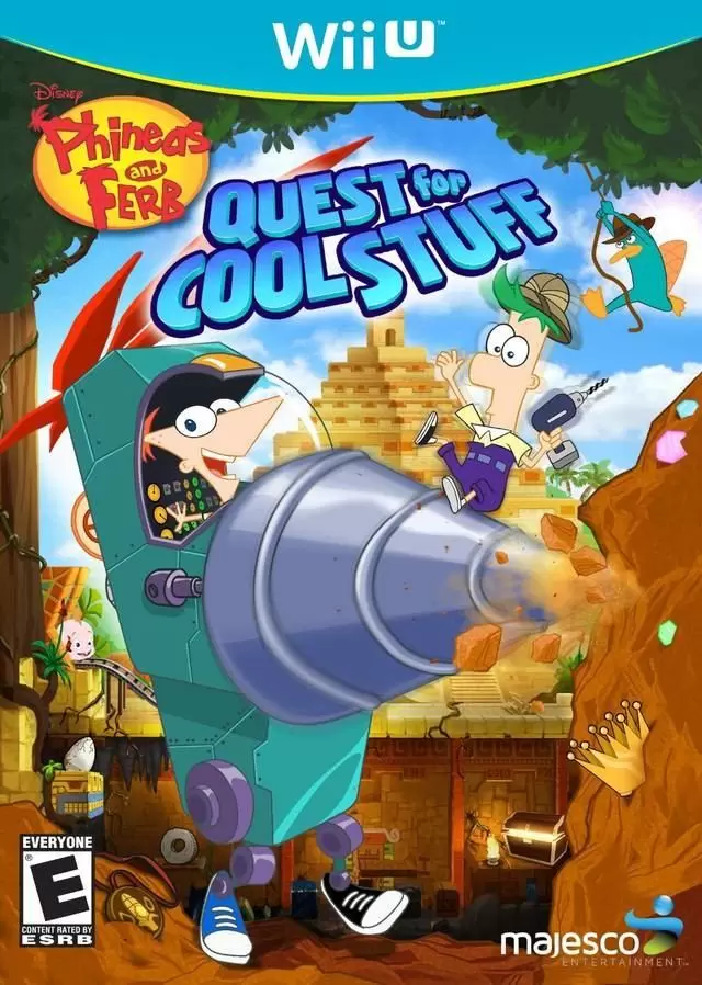 Jeux Wii U - Phineas and Ferb : Quest for Cool Stuff