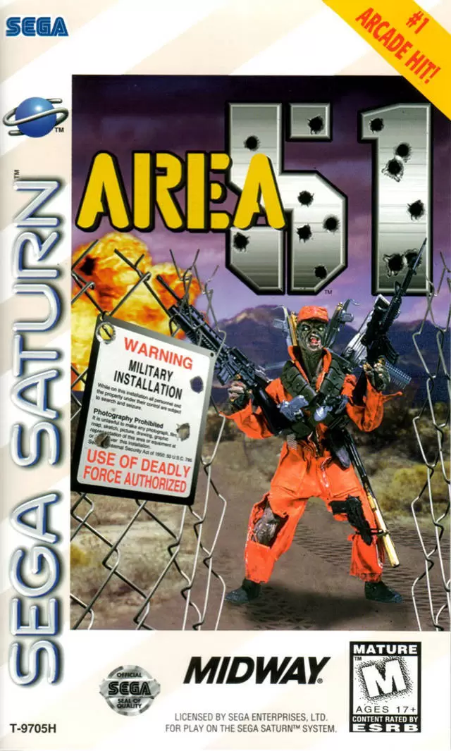Jeux SEGA Saturn - Area 51