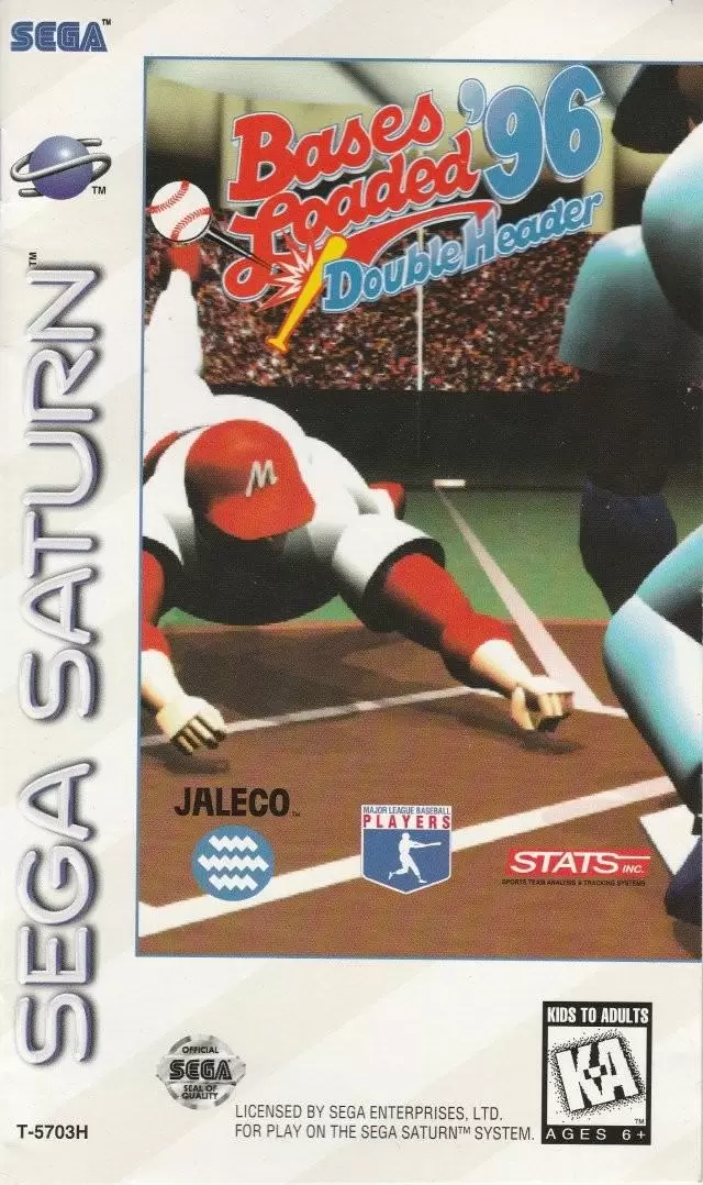 SEGA Saturn Games - Bases Loaded \'96: Double Header