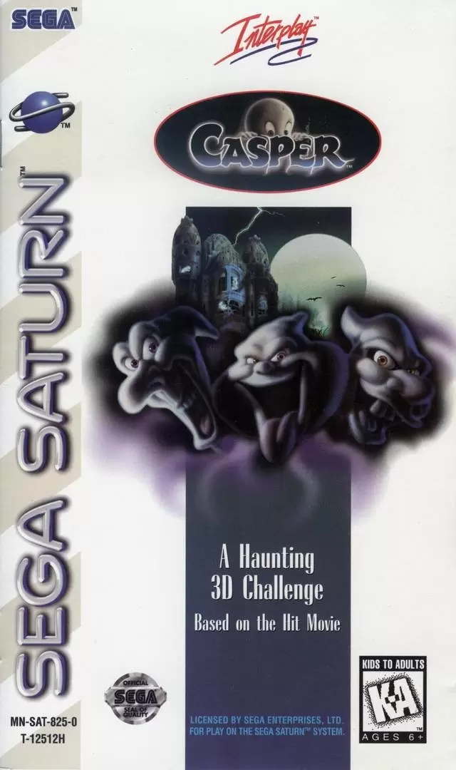 Jeux SEGA Saturn - Casper