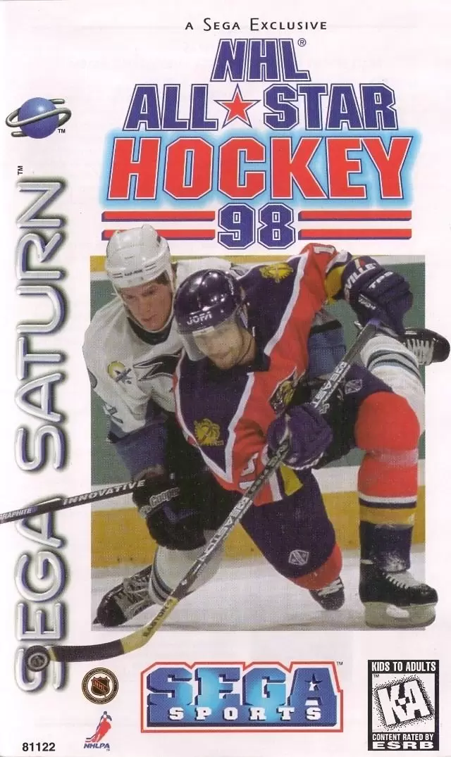 SEGA Saturn Games - NHL All-Star Hockey 98