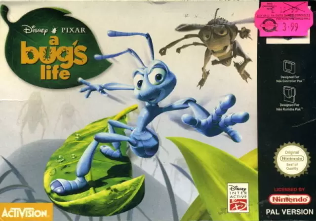 Jeux Nintendo 64 - A Bug\'s Life