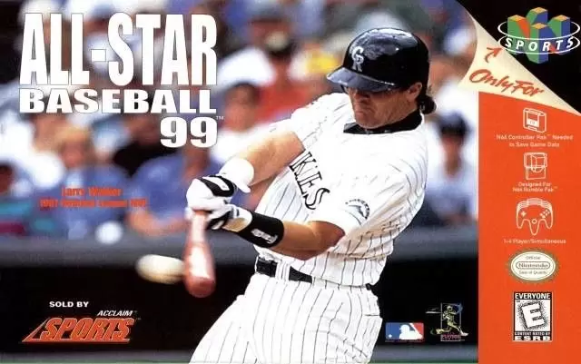 Nintendo 64 Games - All-Star Baseball 99