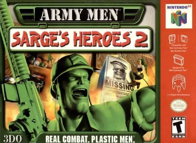 Nintendo 64 Games - Army Men: Sarge\'s Heroes 2