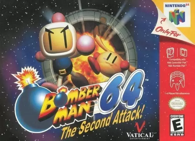 Nintendo 64 Games - Bomberman 64: The Second Attack!