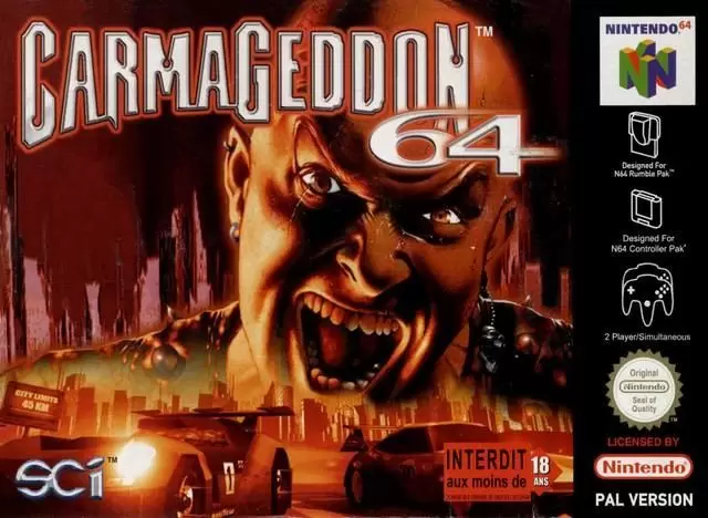 Nintendo 64 Games - Carmageddon 64