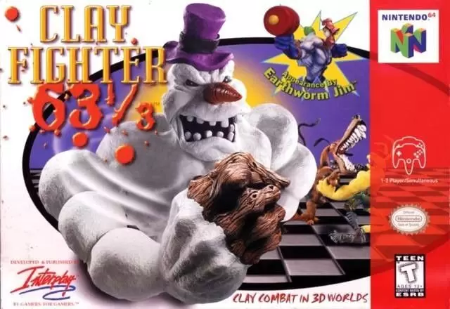 Nintendo 64 Games - ClayFighter 63 1/3