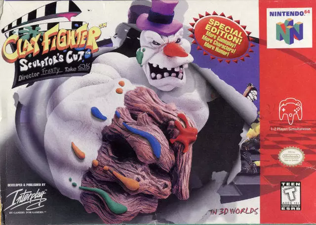 Nintendo 64 Games - ClayFighter: The Sculptor\'s Cut