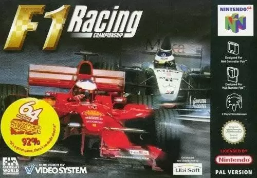 Jeux Nintendo 64 - F1 Racing Championship