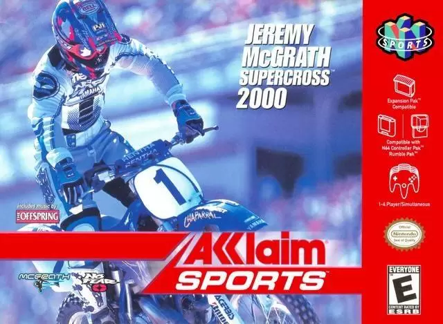 Jeux Nintendo 64 - Jeremy McGrath Supercross 2000