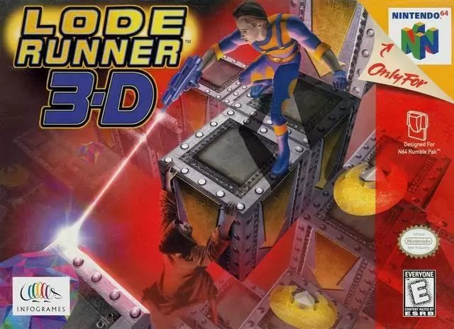 Jeux Nintendo 64 - Lode Runner 3-D