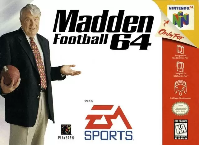 Jeux Nintendo 64 - Madden Football 64