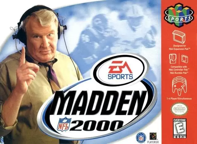 Jeux Nintendo 64 - Madden NFL 2000