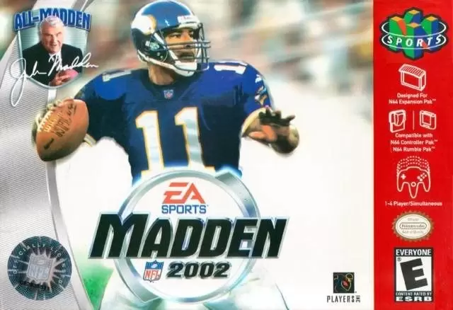 Nintendo 64 Games - Madden NFL 2002