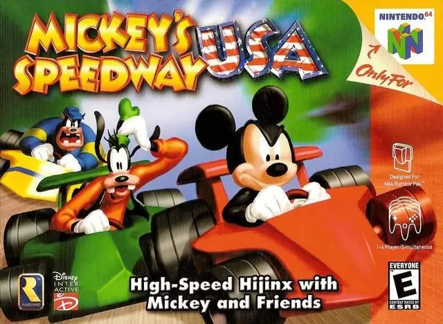 Jeux Nintendo 64 - Mickey\'s Speedway USA