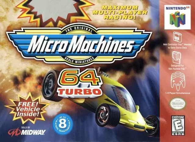 Jeux Nintendo 64 - Micro Machines 64 Turbo