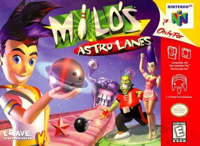 Jeux Nintendo 64 - Milo\'s Astro Lanes