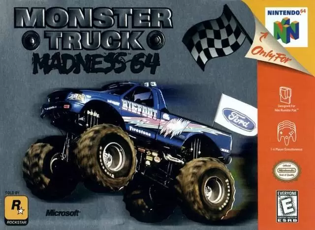 Jeux Nintendo 64 - Monster Truck Madness 64