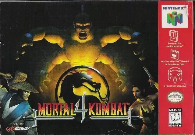 Nintendo 64 Games - Mortal Kombat 4