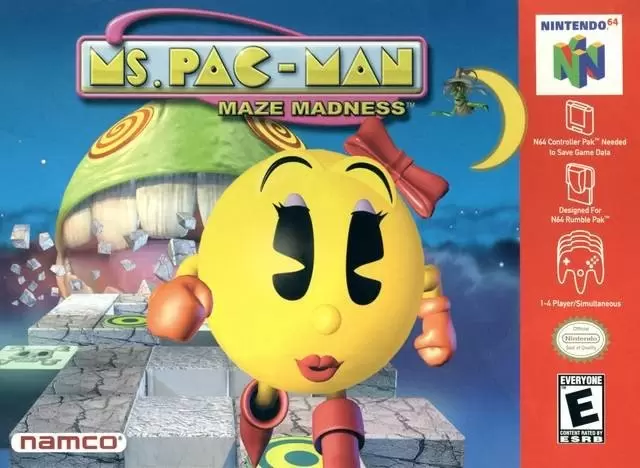 Jeux Nintendo 64 - Ms. Pac-Man Maze Madness