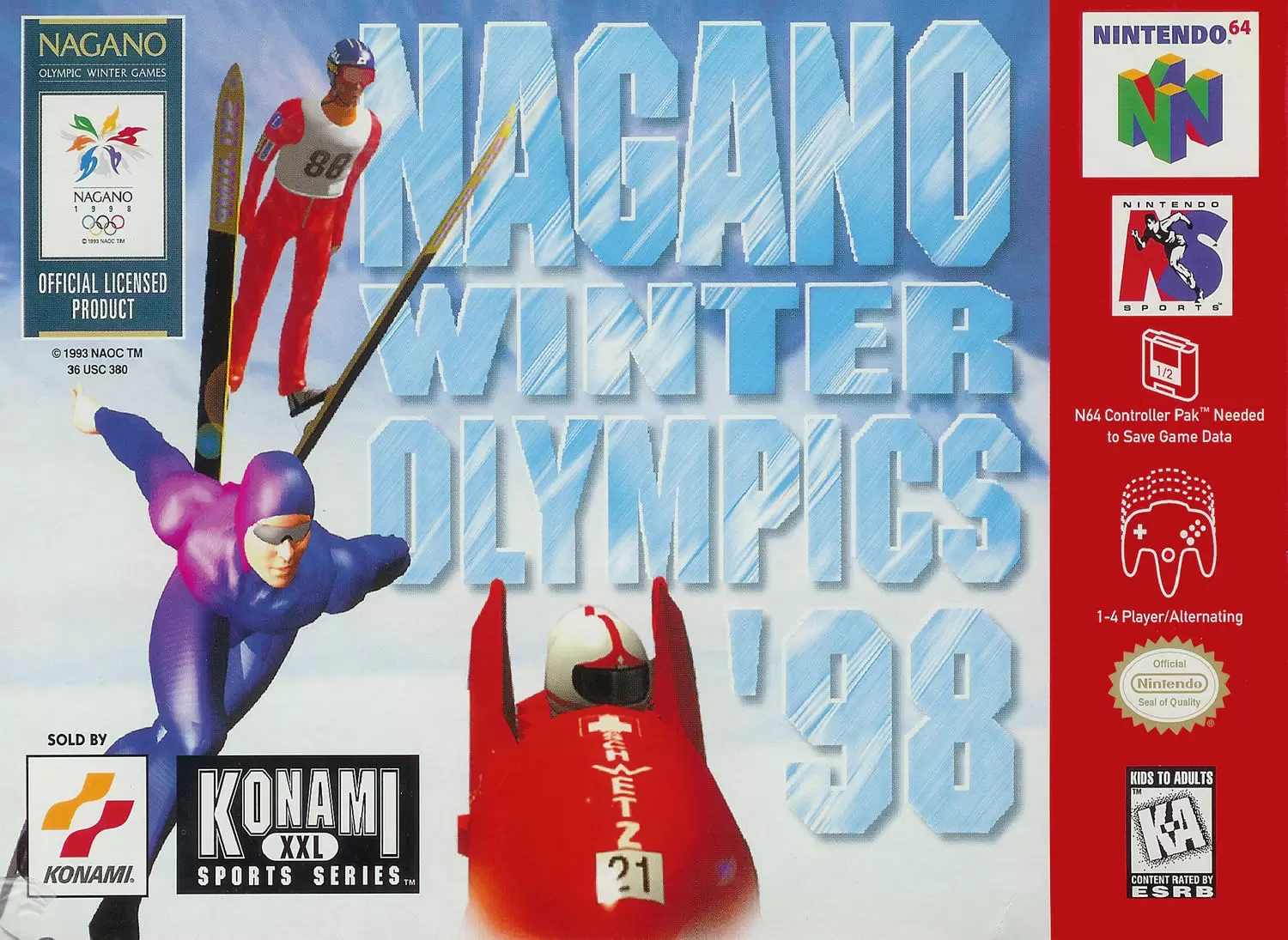 Jeux Nintendo 64 - Nagano Winter Olympics \'98