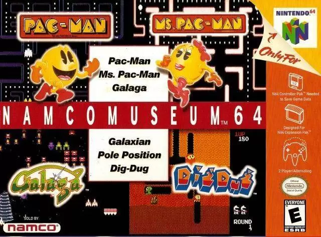 Nintendo 64 Games - Namco Museum 64