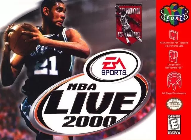 Nintendo 64 Games - NBA Live 2000