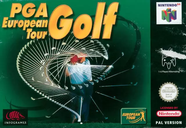 Jeux Nintendo 64 - PGA European Tour