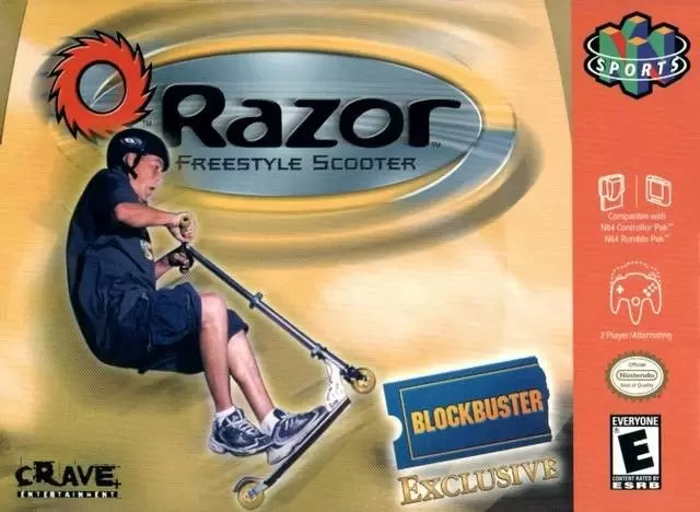 Nintendo 64 Games - Razor Freestyle Scooter