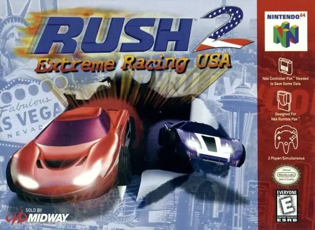 Nintendo 64 Games - Rush 2: Extreme Racing USA