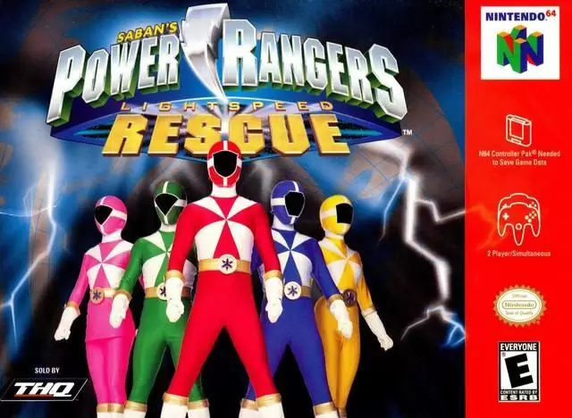 Nintendo 64 Games - Saban\'s Power Rangers: Lightspeed Rescue