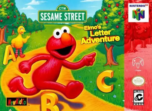 Nintendo 64 Games - Sesame Street: Elmo\'s Letter Adventure