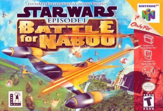 Nintendo 64 Games - Star Wars: Episode I Battle for Naboo