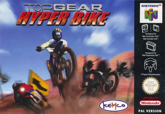 Nintendo 64 Games - Top Gear Hyper-Bike
