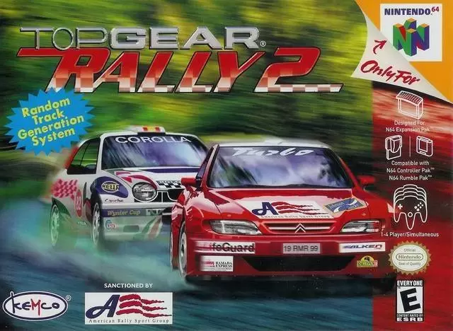 Jeux Nintendo 64 - Top Gear Rally 2