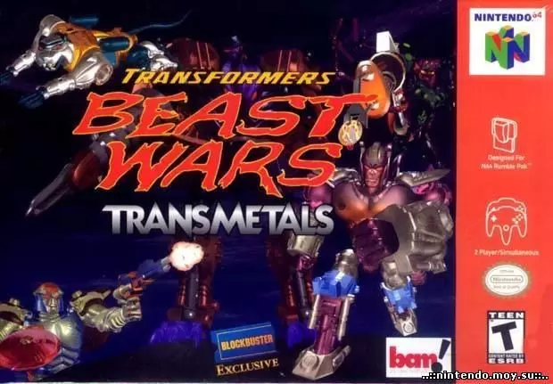 Nintendo 64 Games - Transformers: Beast Wars Transmetals