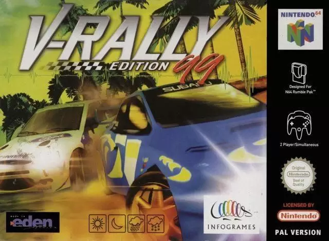 Jeux Nintendo 64 - V-Rally Edition \'99