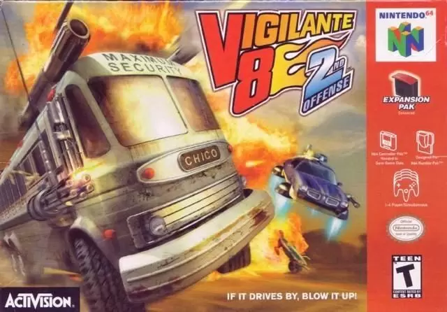 Nintendo 64 Games - Vigilante 8: 2nd Offense