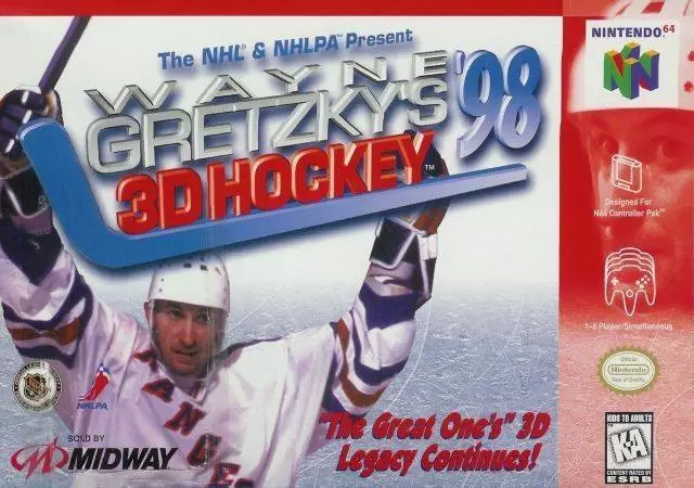 Jeux Nintendo 64 - Wayne Gretzky\'s 3D Hockey \'98