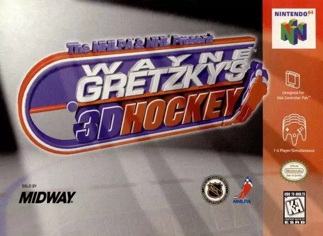Jeux Nintendo 64 - Wayne Gretzky\'s 3D Hockey