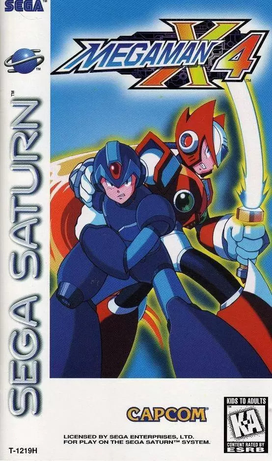 Jeux SEGA Saturn - Mega Man X4